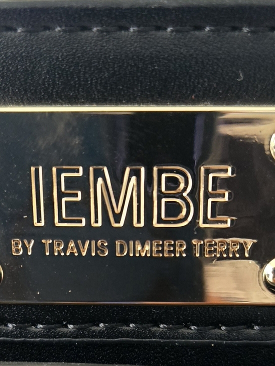 IEMBE Handbags - IEMBE Black Structured Tote Handbag